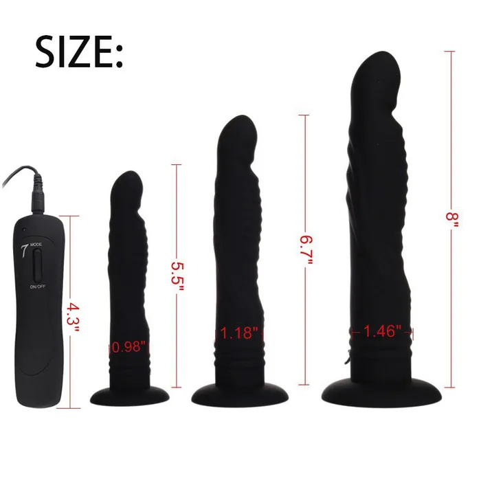 Strapon Dildo Vibrator for Women 7 Speed Remote Control Strap on Anal Butt Plug Sex Toys soniker Anal